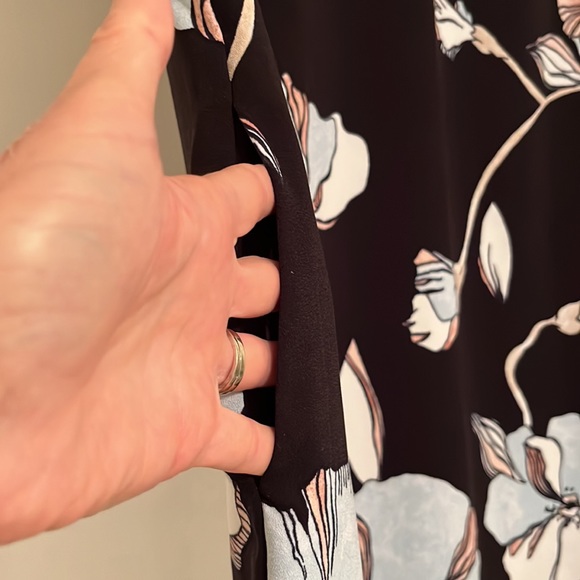 A New Day Black Floral Dress Size XS - Picture 7 of 8